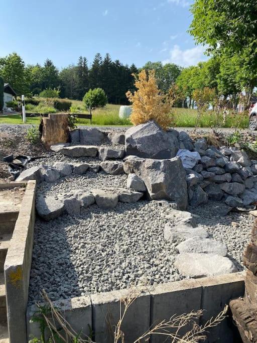 Gleis 2, Waggon Mit Ofen, Optional Mit Whirlpool Und Sauna Dahlem  Eksteriør bilde