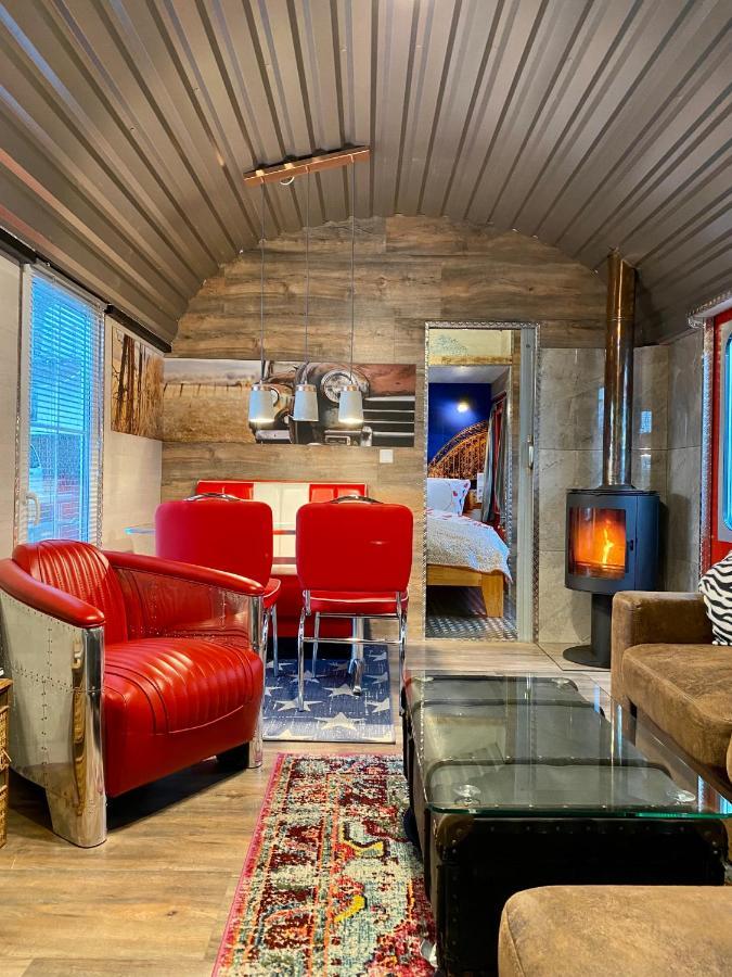 Gleis 2, Waggon Mit Ofen, Optional Mit Whirlpool Und Sauna Dahlem  Eksteriør bilde
