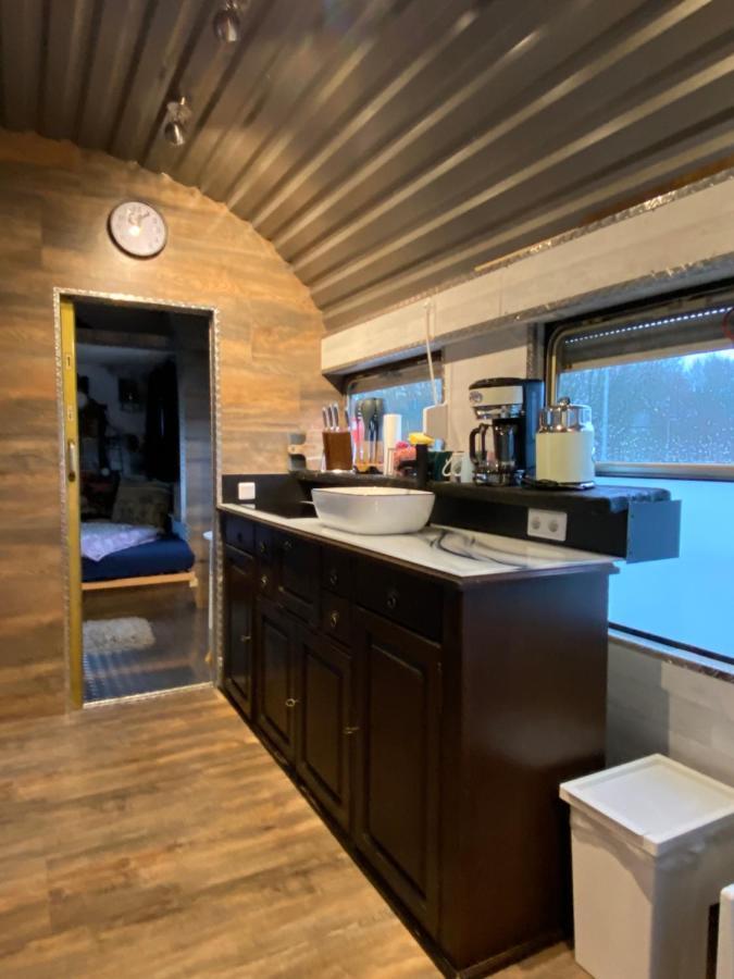 Gleis 2, Waggon Mit Ofen, Optional Mit Whirlpool Und Sauna Dahlem  Eksteriør bilde