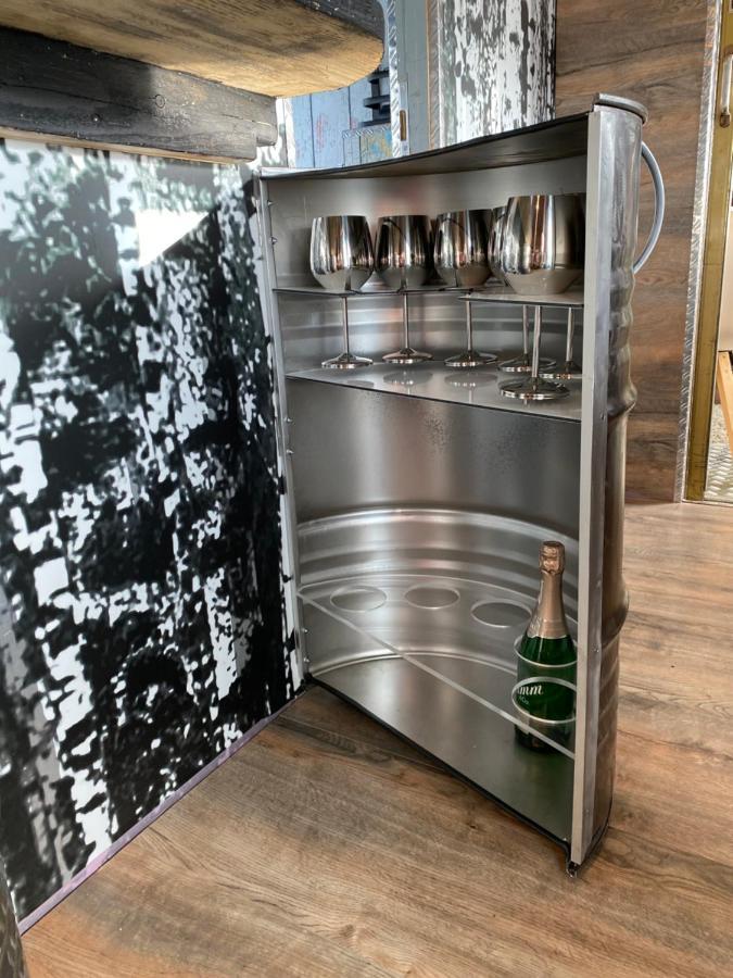 Gleis 2, Waggon Mit Ofen, Optional Mit Whirlpool Und Sauna Dahlem  Eksteriør bilde