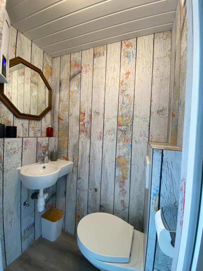 Gleis 2, Waggon Mit Ofen, Optional Mit Whirlpool Und Sauna Dahlem  Eksteriør bilde